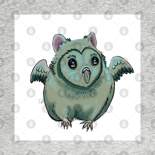 Owl Hamster Animal Hybrid by Xetalo